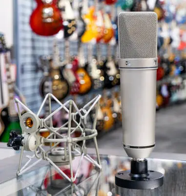 Neumann - U 87 Ai Set Large Diaphragm Condenser Microphone - Nickel 2